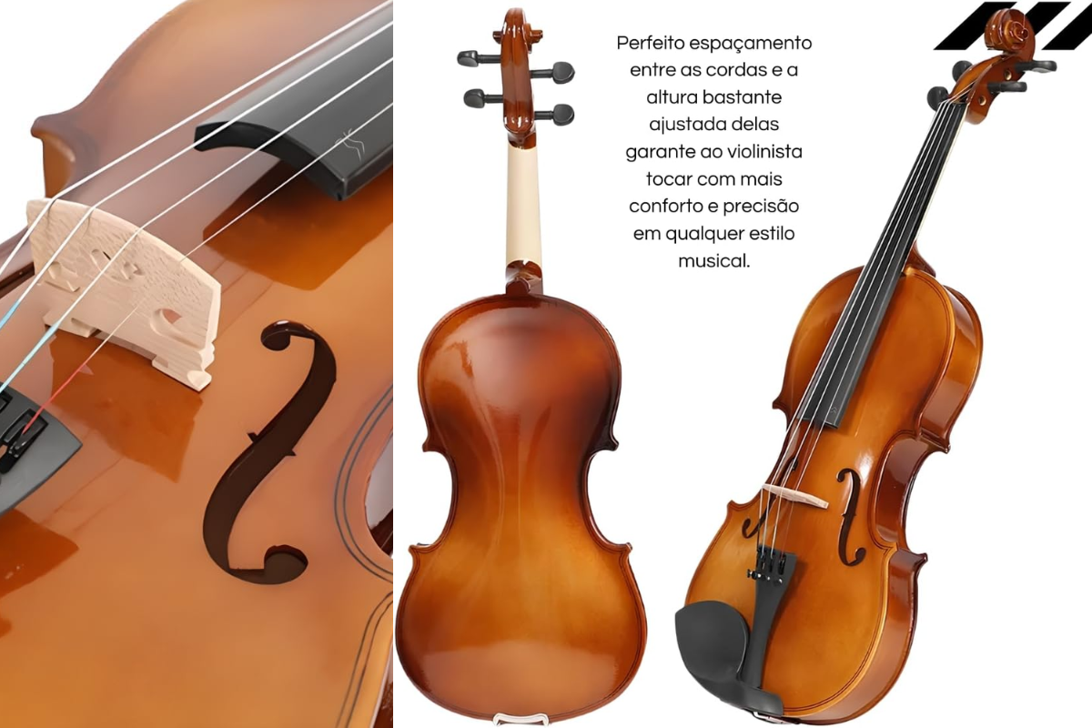 Violino Acústico 4/4 Arco Breu Cavalete Mdf Estojo Luxo: Vale a Pena?