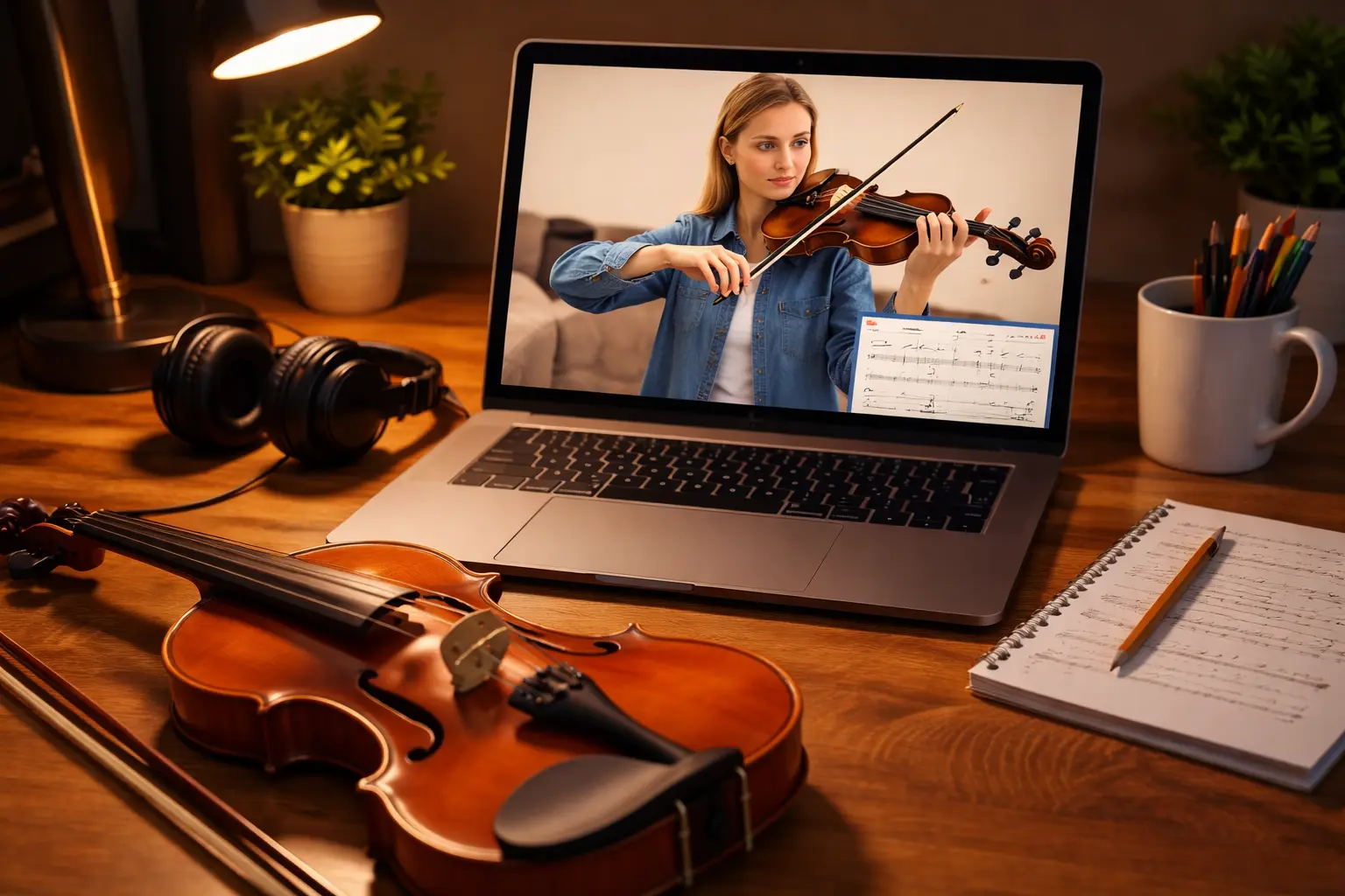 Como aprender Violino Pelo Computador