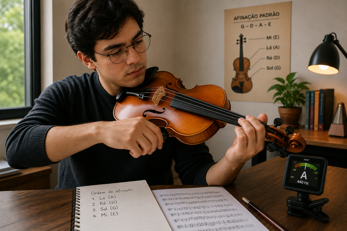 Como Afinar Violino